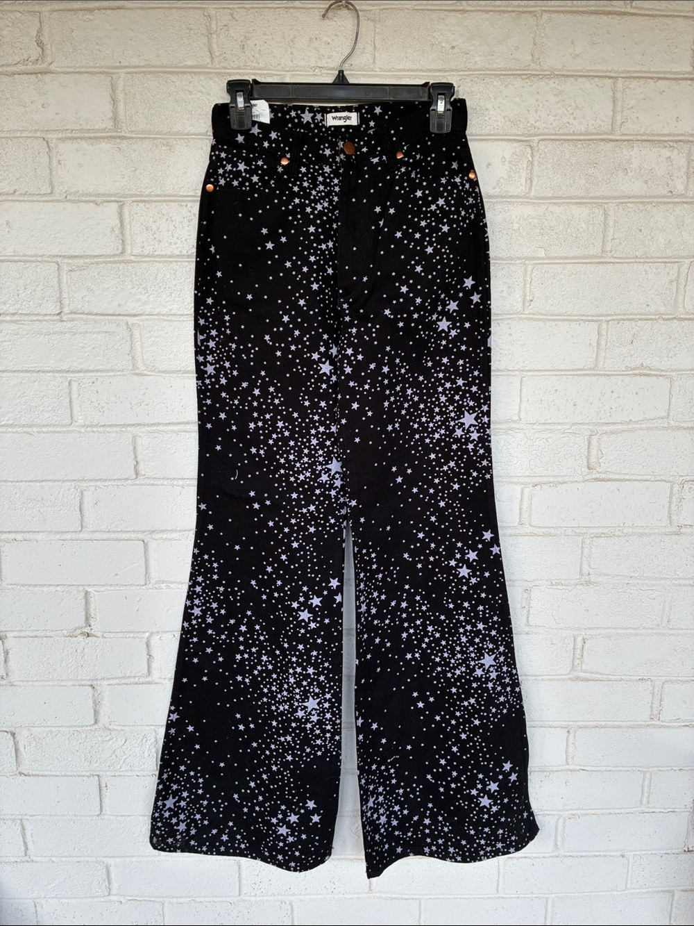 NWT Wrangler Wanderer 622 Star Struck High Rise Flare Jean 25x34 - Picture 2 of 13